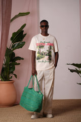 Life in Grandeur ss Tshirt 25677-BEIG