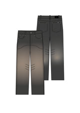 Baggy Sixth June Washed Denim Jeans 25749-BLAC