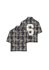Boxy Tartan Shirt 25988-BLUE