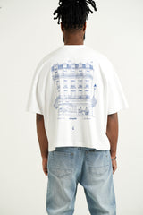 Sixth June Parisian Building Print Tshirt 25851-WHIT