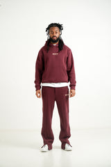 Vibes Never Lie Sixth June Back Retro Print Hoodie 25875-BURG