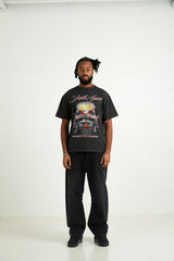 Sixth June Casino Mafia Party Print ss Tshirt 25728-SBLA