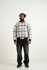 Sixth June Houndstooth Graphic Bombers Jacket 25826-BLAC