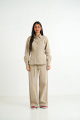 Sixth June Baggy Cowboy Denim Jeans 34647-SAND