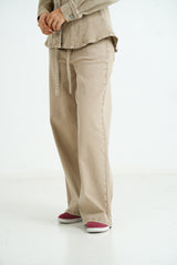Sixth June Baggy Cowboy Denim Jeans 34647-SAND