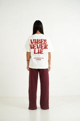Vibes Never Lie Sixth June Retro Print ss Tshirt 34635-OFFW