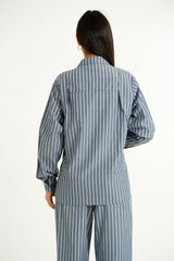 Sixth June Stripes ls Shirt 34617-DGRE