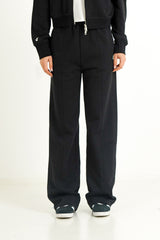 Sixth June Heart Embroidery Pants 34612-BLAC