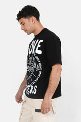 Love Matters print Tee 12434-BLAC