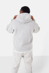 Heart hoodie Grey