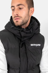 Thermo sleeveless downjacket Black