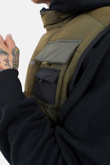 Nylon tech light jacket Khaki 23945