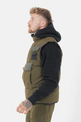 Nylon tech light jacket Khaki 23945