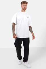 Flash logo print Tee 23958-WHIT