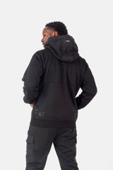 NYLON TECH HOODIE 25012-BLAC