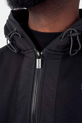 NYLON TECH HOODIE 25012-BLAC
