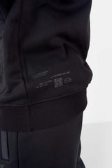 NYLON TECH HOODIE 25012-BLAC