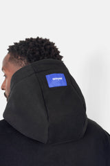 Hoodie fleece logo 25024-BLAC