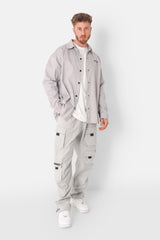 Logo oversized Shirt 25142-GREY