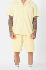 CREPE FABRIC SS SHORT 25201-YELL