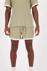 WAFFLE SPORT SHORT 25204-KAKI
