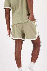 WAFFLE SPORT SHORT 25204-KAKI