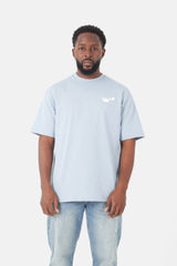CLOUD PRINT SS TSHIRT 25207-LBLU