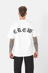 SS TSHIRT CREW BACK 25214-WHIT
