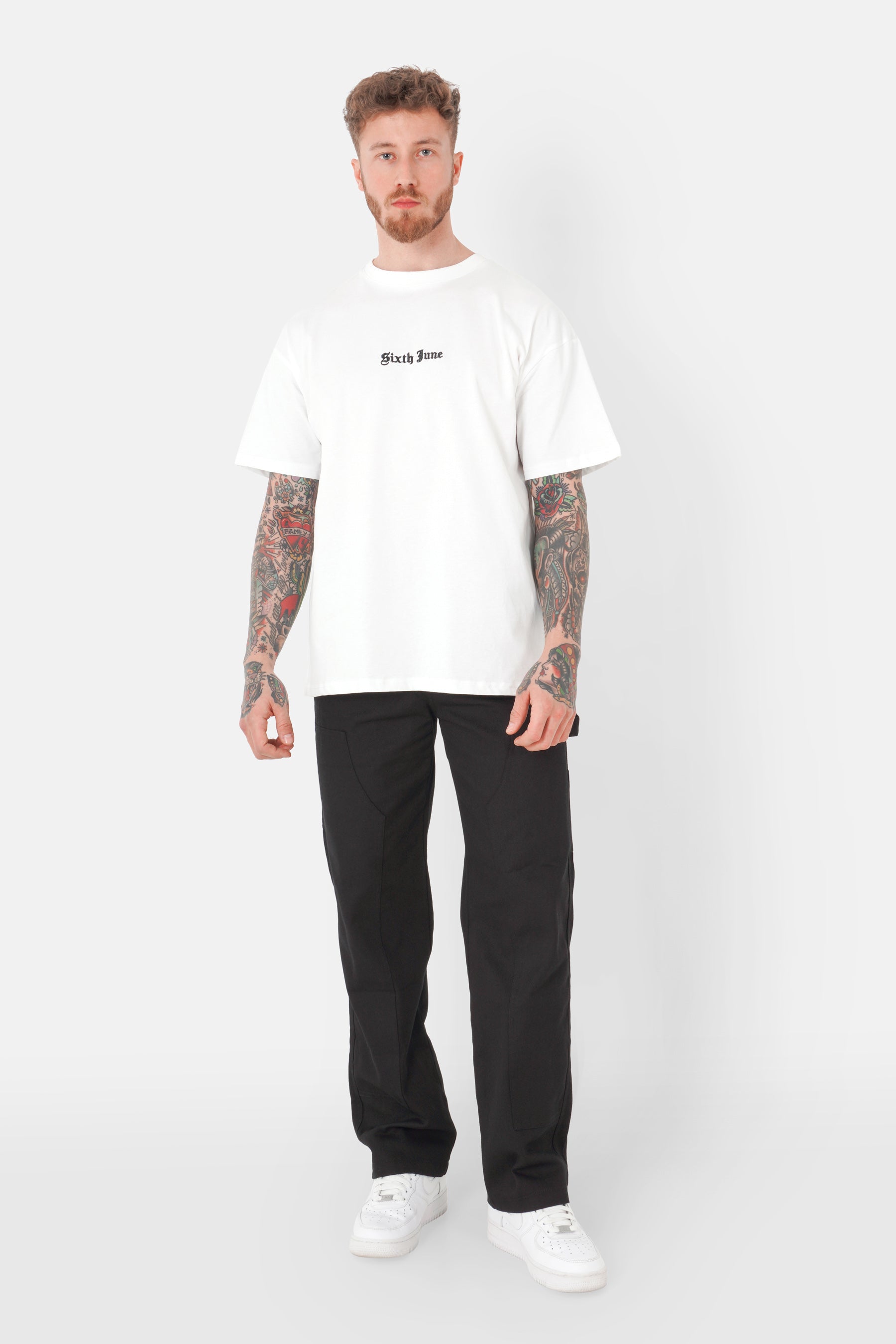 SS TSHIRT CREW BACK 25214-WHIT