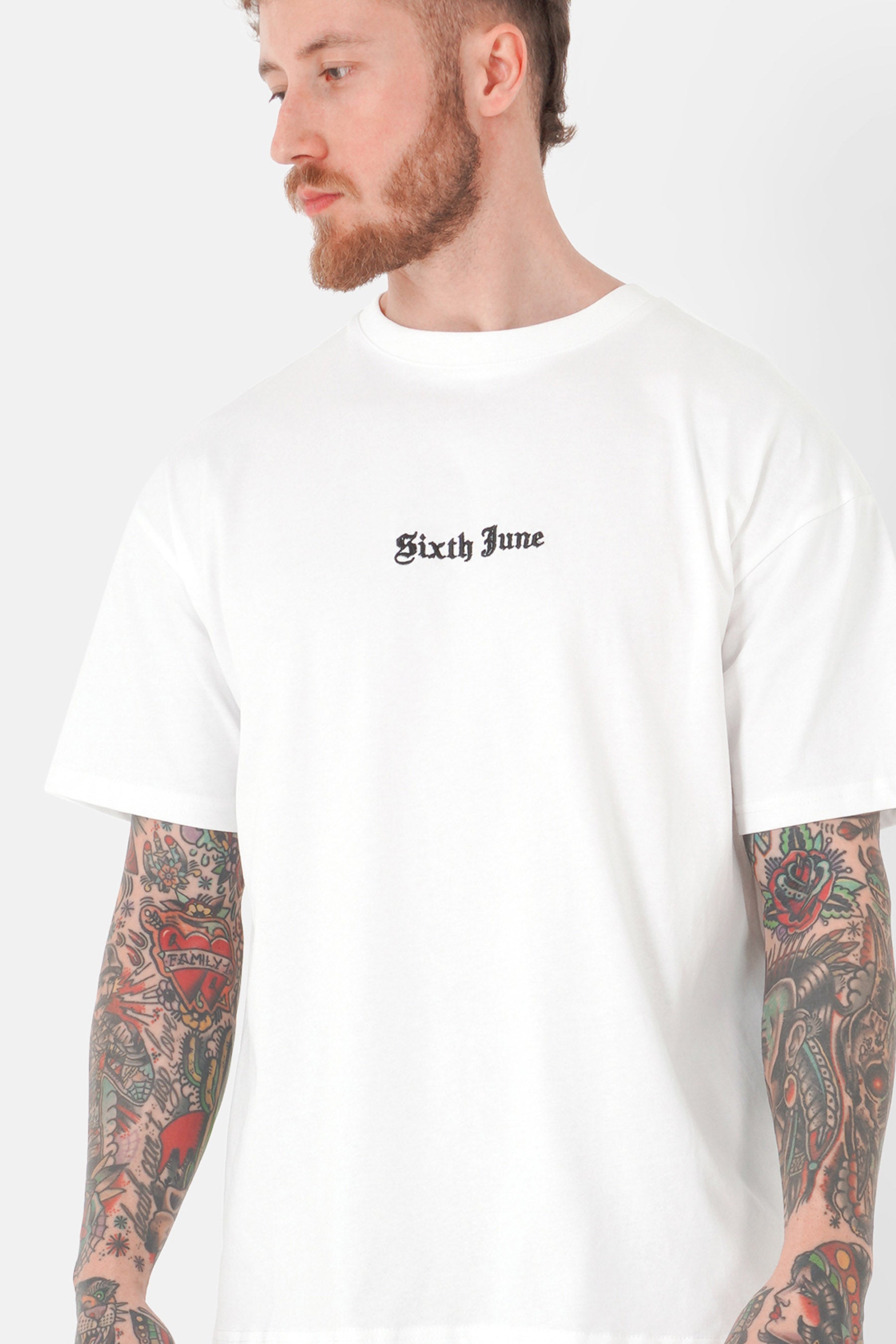 SS TSHIRT CREW BACK 25214-WHIT