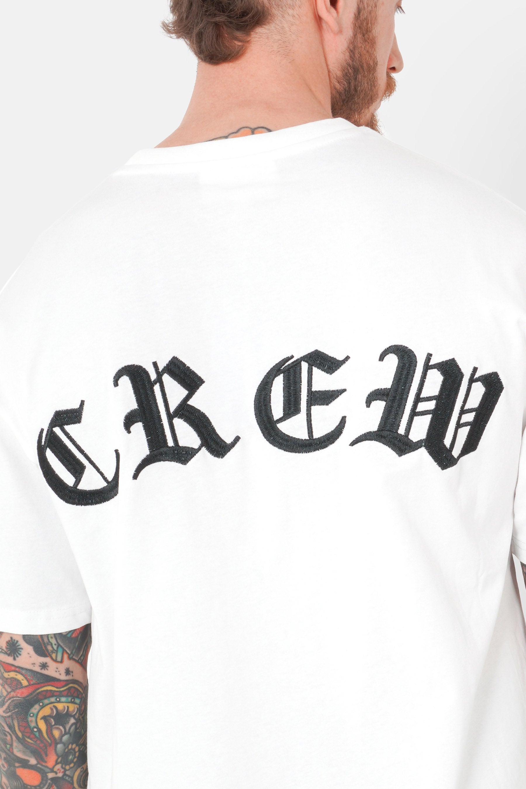 SS TSHIRT CREW BACK 25214-WHIT