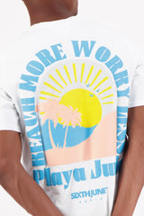 SS TSHIRT PLAYA JUNIO 25319-OFFW