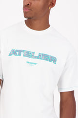 T-shirt denim atelier 25412-WHIT
