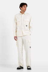 Shirt Utility Textured 25430-BEIG