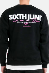 Sweatshirt La Vie En Rose Backprint 25463-BLAC
