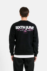 Sweatshirt La Vie En Rose Backprint 25463-BLAC