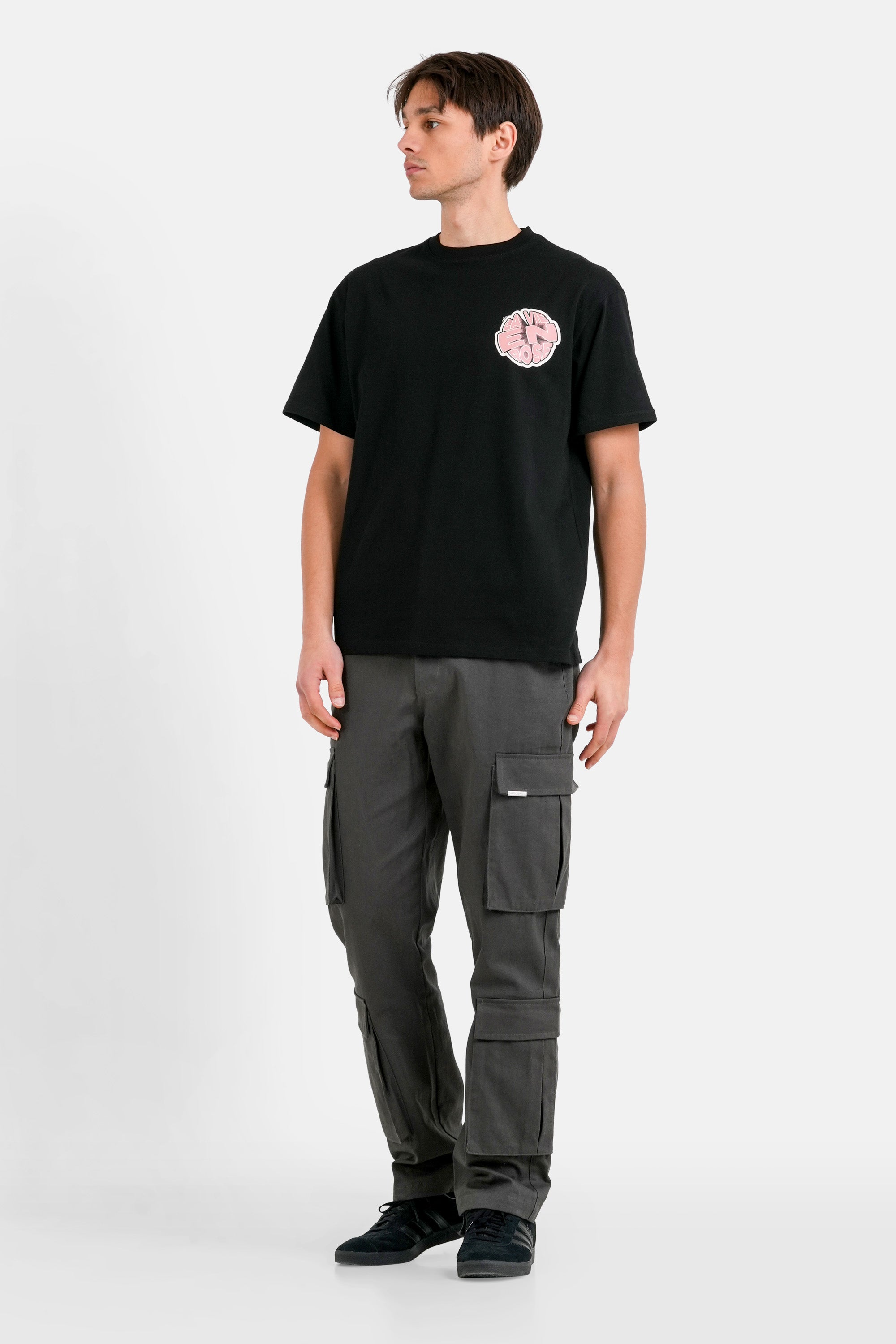 T-Shirt La Vie En Rose Graphic 25634-BLAC