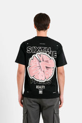 T-Shirt La Vie En Rose Graphic 25634-BLAC