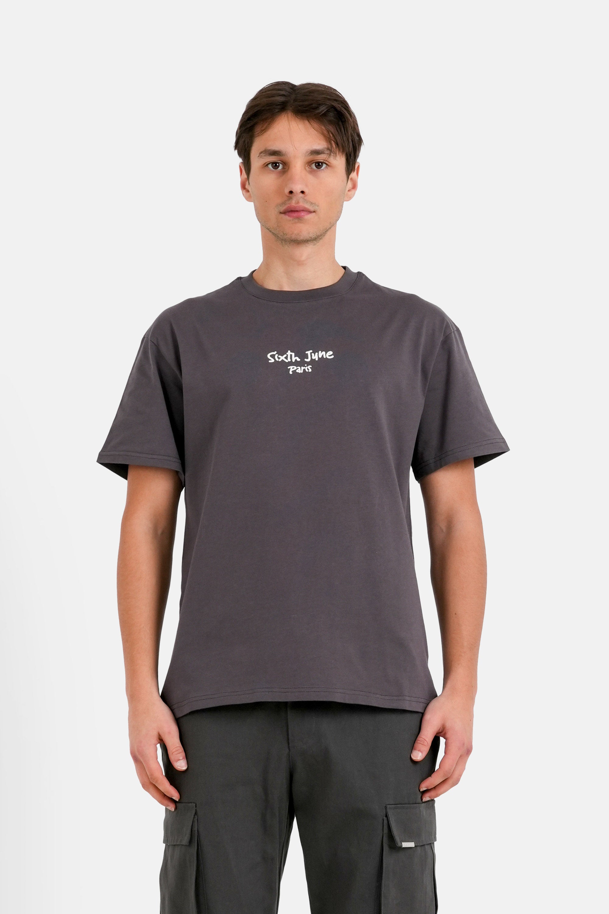 T-Shirt Let Your Imagination Backprint 25638-DGRE