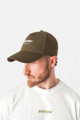Ess. DOUBLE EMBROIDERY CAP 34036-KAKI