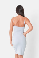 Dress mini ribbed 34213-LBLU
