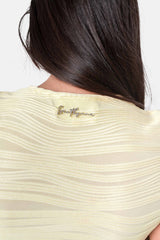 Dress mini wavy textured 34216-YELL