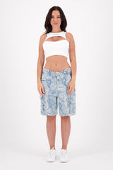 Shorts destroyed atelier 34343-BLUE