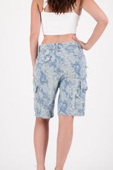 Shorts destroyed atelier 34343-BLUE