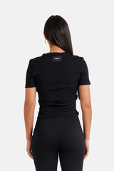 T-Shirt Textured 34515-BLAC