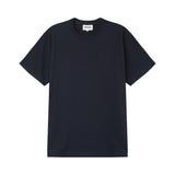 Pleated fabric Tee 12376-NAVY