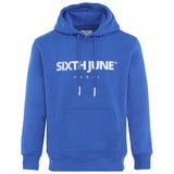 Logo Paris hoodie Blue