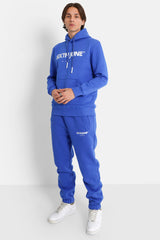 Logo Paris hoodie Blue