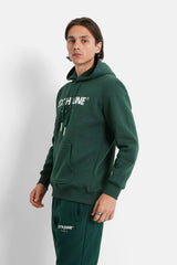 Logo Paris hoodie Green