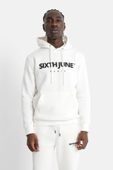 Logo Paris hoodie White